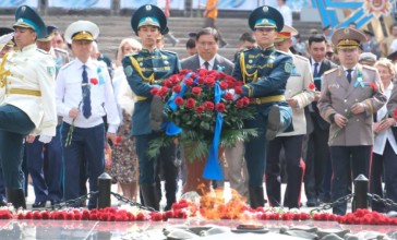 Алматыда Ұлы Отан соғысындағы Жеңістің 80 жылдығы аталып өтті