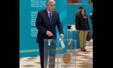 Президент Тоқаев референдумда дауыс берді (ВИДЕО)