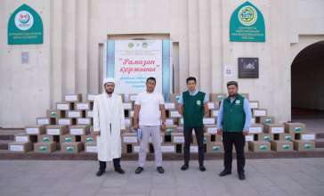 ШЫМКЕНТ: 500 отбасыға азық-түлік таратылды