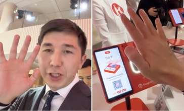 Kaspi.kz жаңа функциясын таныстырды: енді төлемді алақанмен жасауға болады 