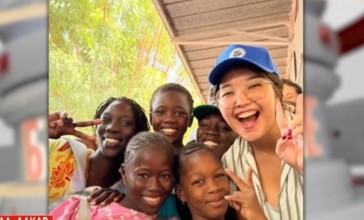 Қазақ қыз Африкада бастауыш сынып оқушыларын оқытып жүр