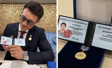 Актер Еркебұлан Тоқтарға "Қазақстанның еңбек сіңірген қайраткері" атағы берілді