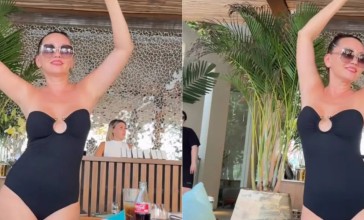 «Құдай-ау, неткен сұлулық!» Баян Алагөзова купальникте мінсіз мүсінін көрсетті