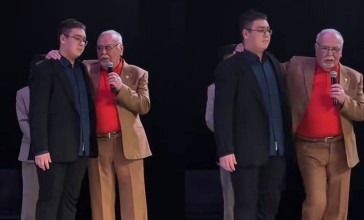 "Сүйетін сағынғанда Сағиымсың": Асанәлі Әшімов сахнада кіші ұлына ән арнап, елді жылатты (ВИДЕО)