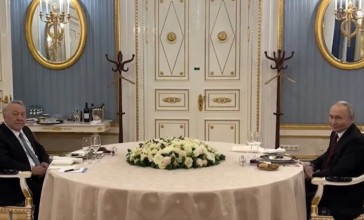 Путин Кремльде Нұрсұлтан Назарбаевты қабылдады