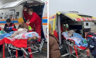 ТЖМ ұшағы ана мен баланы шұғыл Қызылордадан Алматыға жеткізді