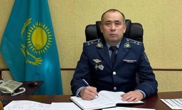 Шымкентте аудандық полиция басқармасының басшысы ұсталды