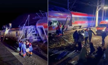 39 адам қаза тапты: Жоғары жылдамдықтағы екі пойыз қақтығысып, жантүршігерлік апат болды