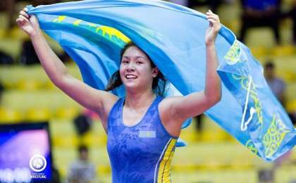 摔跤亚锦赛：哈萨克斯坦女子摔跤队再添2枚奖牌