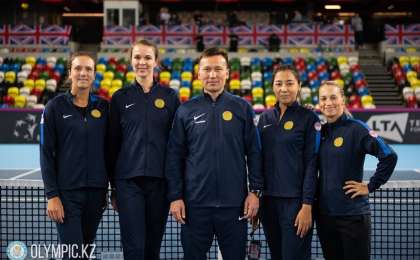 网球联合会杯：哈萨克斯坦首回合战平英国队