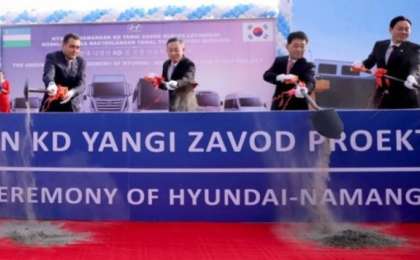 Hyundai Өзбекстанда автозауыт құрылысын бастады