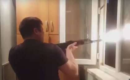 拍摄持AK步枪扫射视频并上传社交媒体炫耀 一阿克套居民被警方逮捕