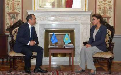 达丽哈•纳扎尔巴耶娃会见TurkPA秘书长阿勒腾别克•玛茂苏珀夫