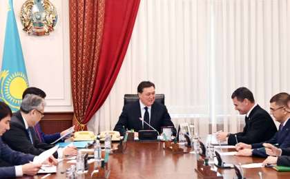 А. Мамин Түрікменстанның Министрлер кабинеті Төрағасының Орынбасарымен кездесу өткізді