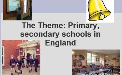 Primary, secondary schools in England слайд,презентация - Шет тілі - Презентация на казахском языке - Қазақша презентация