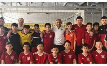 Кака «Ақтөбенің» балалар командасына шеберлік сағатын ұйымдастырды