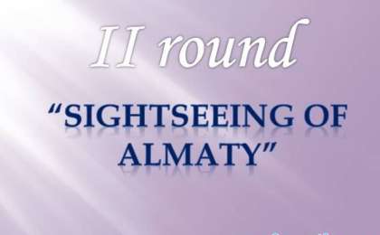 Sightseeings of Almaty слайд,презентация - Шет тілі - Презентация на казахском языке - Қазақша презентация