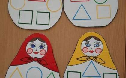 Дидактическая игра «Наряди матрёшку» - Балабақшадағы ойындар - Bilim