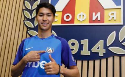 Еркебұлан Сейдахметтің «Левскидегі» алғашқы жаттығуы. Видео