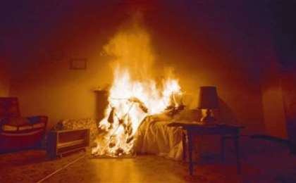 СҚО-да әкесі мен қызы өртеніп кетті