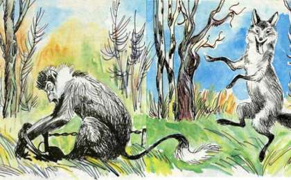 Қазақша ертегі: Түлкі мен маймыл - Ертегілер - Bilim