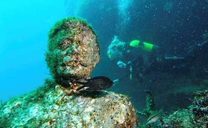 Қара теңіз түбіндегі мүсіндер - Суреттер сөйлейді - Bilim