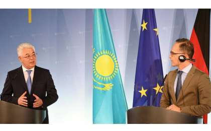 哈萨克斯坦外长阿塔穆库洛夫正式访问德国