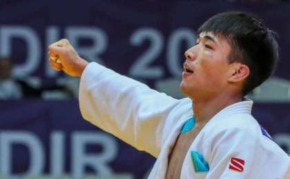 哈萨克斯坦选手摘得阿布扎比柔道大奖赛金牌