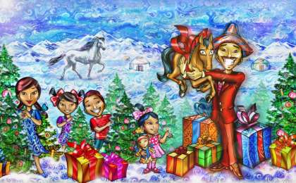 Тақпақ Жаңа жыл: Балабақша | Жана жыл, аяз ата, ақшақар