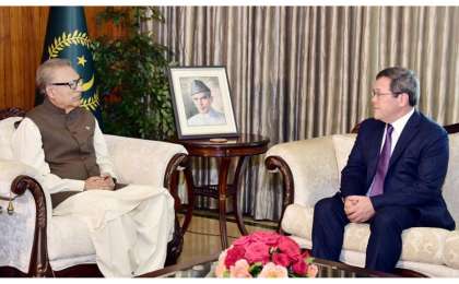 哈萨克斯坦大使会见巴基斯坦总统