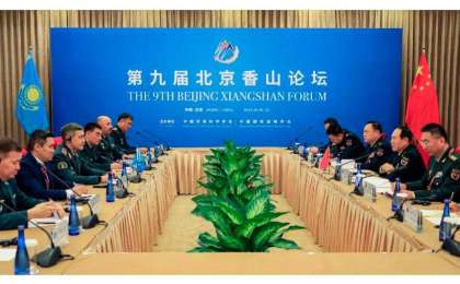 哈萨克斯坦国防部长在北京香山论坛发言