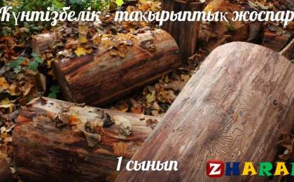 Күнтізбелік - тақырыптық жоспар: Көркем еңбек (Бастауыш 1 сынып)