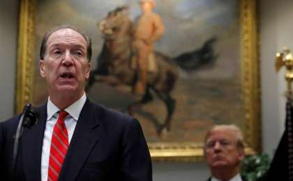 马尔帕斯就任世界银行行长