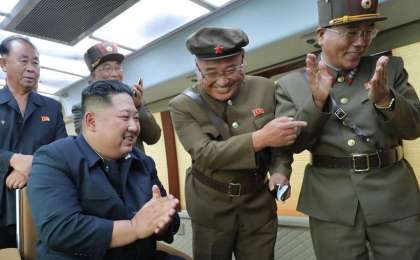 金正恩再指导新型武器试射