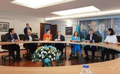 阿特劳市纳扎尔巴耶夫精英学校子项目办公室介绍会在土耳其举行