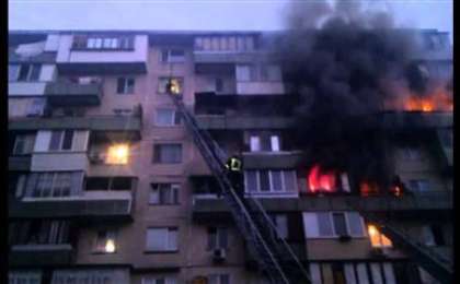 Өскеменде үйлердің біріне қасақана өрт қойған