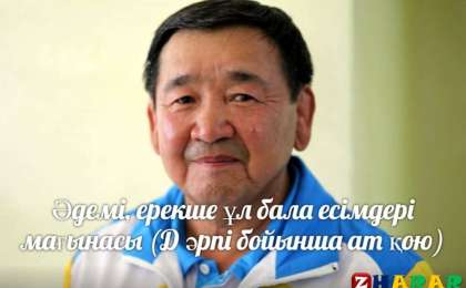 Әдемі, ерекше ұл бала есімдері мағынасы (Д әрпі бойынша ат қою) » ZHARAR