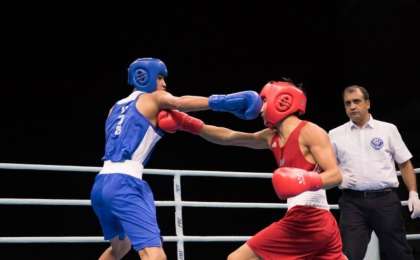 亚洲青少年拳击锦标赛 哈萨克斯坦男队获得4枚金牌