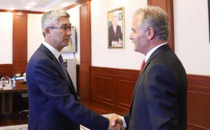 曼格斯套州州长会见土耳其驻阿克套总领事