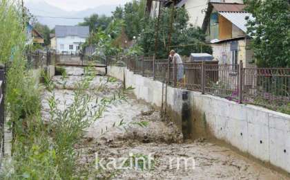 紧急情况委员会在阿拉木图发布山洪预警