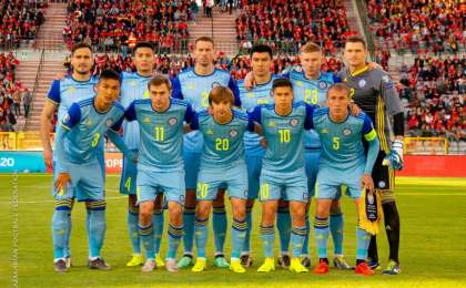 2020欧洲杯：哈萨克斯坦队主场对阵圣马力诺