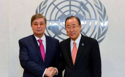 联合国前秘书长潘基文祝贺托卡耶夫当选哈萨克斯坦总统