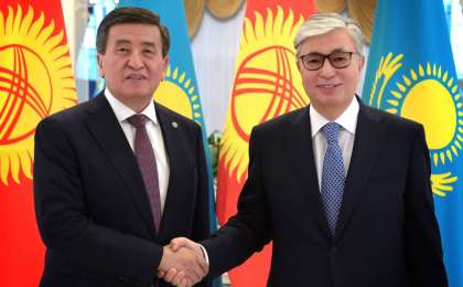 吉恩别科夫祝贺托卡耶夫在总统选举中获胜