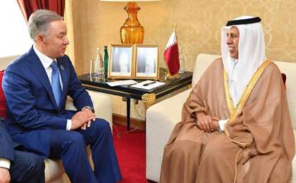 尼格马图林会见卡塔尔协商会议主席马哈茂德