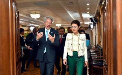 达丽哈·纳扎尔巴耶娃呼吁新加坡在哈萨克斯坦投资