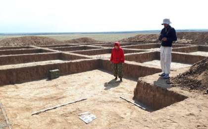 考古学家在阿克托别发现一处匈奴古墓