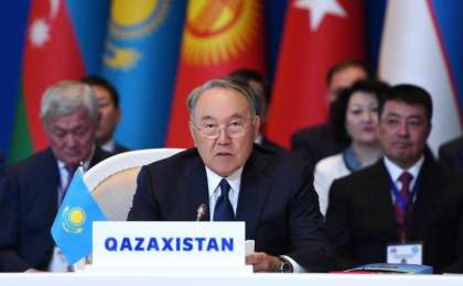 纳扎尔巴耶夫出席第七届突厥议会峰会