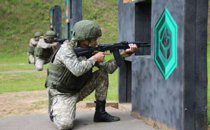 哈萨克斯坦军人在2019国际军事竞赛中名列前茅