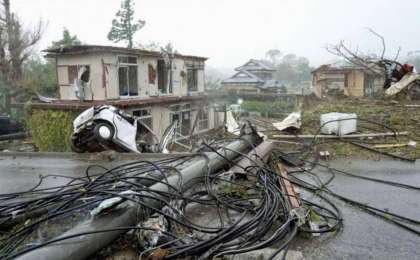 日本：台风海贝思致死人数增至39人