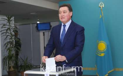 2019年总统大选：阿斯哈尔•马明进行投票